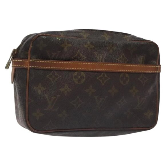 LOUIS VUITTON Monogram Compiegne 23 Clutch Bag M51847 LV Auth bs27055 - Picture 1 of 16